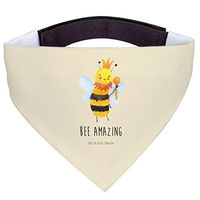 Produktbild von Mr. & Mrs. Panda Hundehalsband Bandana Biene König Gelb Polyester Größe L