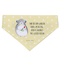 Produktbild von Mr. & Mrs. Panda Hundehalsband Bandana Dreieckstuch Chinchilla Blume Gelb aus Polyester