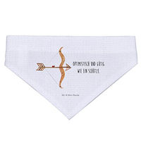 Produktbild von Mr. & Mrs. Panda Hundehalsband Bandana Dreieckstuch Sternzeichen Schütze Weiß Polyester Größe L