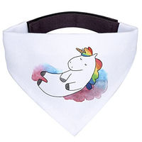 Produktbild von Mr. & Mrs. Panda Hundehalsband Bandana Einhorn Wolke 7 aus Polyester in Weiß und Bunt