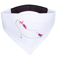 Produktbild von Mr. & Mrs. Panda Hundehalsband Bandana Einhorn Yoga Weiß