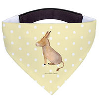 Produktbild von Mr. & Mrs. Panda Hundehalsband Bandana Esel Motiv Gelb Größe L aus Polyester