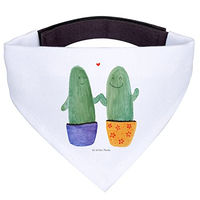 Produktbild von Mr. & Mrs. Panda Hundehalsband Bandana Kaktus Liebe Weiß aus Polyester