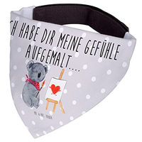 Produktbild von Mr. & Mrs. Panda Hundehalsband Bandana Koala Künstler Grau aus Polyester