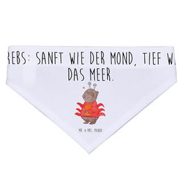 Mr. & Mrs. Panda Hundehalsband Bandana Krebs Astrologie Weiß Größe L – Bild 1 von 2