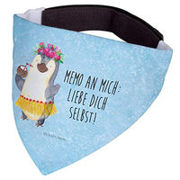 Produktbild von Mr. & Mrs. Panda Hundehalsband Bandana Pinguin Kokosnuss Blau aus Polyester Größe L