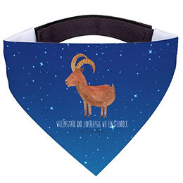 Mr. & Mrs. Panda Hundehalsband Bandana Steinbock Blau Größe L aus Polyester – Bild 1 von 4