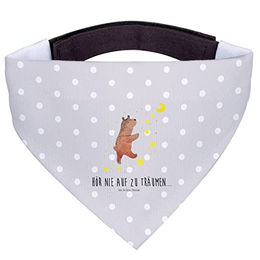 Mr. & Mrs. Panda Hundehalsband Bär Träume Grau Polyester Größe S – Bild 1 von 3