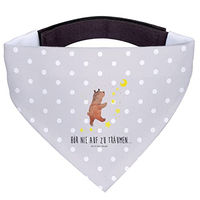 Produktbild von Mr. & Mrs. Panda Hundehalsband Bär Träume Grau Polyester Größe S