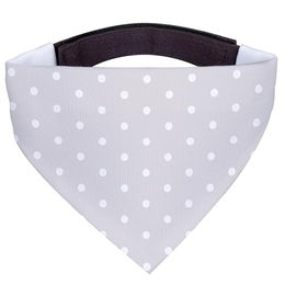 Mr. & Mrs. Panda Hundehalsband Dreieckstuch Bär Freundin Grau Polyester Größe L für große Rassen – Bild 1 von 2