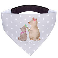 Produktbild von Mr. & Mrs. Panda Hundehalsband Dreieckstuch Bär Grau Größe L