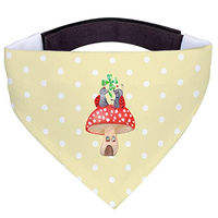 Produktbild von Mr. & Mrs. Panda Hundehalsband Dreieckstuch Marienkäfer und Fliegenpilz aus Polyester in Rot und Gelb