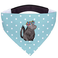 Produktbild von Mr. & Mrs. Panda Hundehalsband Dreieckstuch Stinktier Mädchen Türkis Polyester Größe L