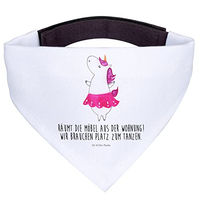 Produktbild von Mr. & Mrs. Panda Hundehalsband Einhorn Ballerina Halstuch aus Polyester Weiß Größe M