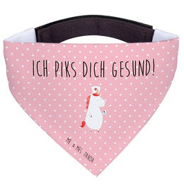Mr. & Mrs. Panda Hundehalsband Einhorn Krankenschwester Halstuch Rosa Rot – Bild 1 von 5