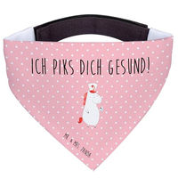 Produktbild von Mr. & Mrs. Panda Hundehalsband Einhorn Krankenschwester Halstuch Rosa Rot