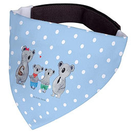 Mr. & Mrs. Panda Hundehalsband Halstuch Koala Familie Blau Größe S – Bild 1 von 2