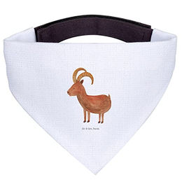 Mr. & Mrs. Panda Hundehalsband Halstuch Steinbock Weiß Polyester Größe S – Bild 1 von 4