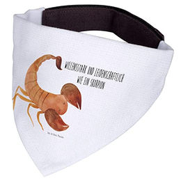 Mr. & Mrs. Panda Hundehalsband Halstuch Sternzeichen Skorpion Größe M – Bild 1 von 2