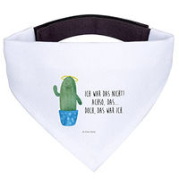 Produktbild von Mr. & Mrs. Panda Hundehalsband Kaktus Heilig Halstuch Weiß Polyester Größe S