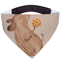 Produktbild von Mr. & Mrs. Panda Hundehalsband Keks Design in Braun und Beige Größe M