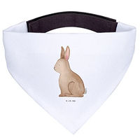 Produktbild von Mr. & Mrs. Panda Hundehalsband mit Hasen-Motiv in Weiß