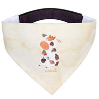 Produktbild von Mr. & Mrs. Panda Hundehalsband mit Kuh-Motiv in Braun und Weiß