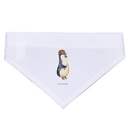 Produktbild von Mr. & Mrs. Panda Hundehalsband mit Pinguin Motiv Weiß Größe S