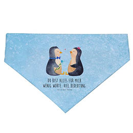 Mr. & Mrs. Panda Hundehalsband Pinguin Pärchen Blau Größe M – Bild 1 von 2