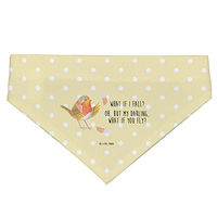 Produktbild von Mr. & Mrs. Panda Hundehalsband Rotkehlchen Federn Gelb Polyester Größe S