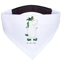 Mr. & Mrs. Panda Hundehalsbandtuch Einhorn Joker Bandana aus Polyester Weiß Größe L – Bild 1 von 4