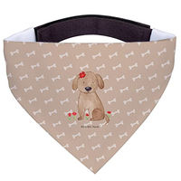 Produktbild von Mr. & Mrs. Panda Hundehalstuch aus Polyester in Braun und Beige Größe S