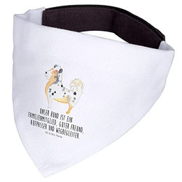 Mr. & Mrs. Panda Hundehalstuch Australien Shepherd Weiß Größe S – Bild 1 von 2