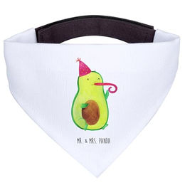 Mr. & Mrs. Panda Hundehalstuch Avocado Feier Weiß Polyester Größe S – Bild 1 von 3