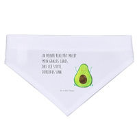 Produktbild von Mr. & Mrs. Panda Hundehalstuch Avocado Motiv Weiß Größe S