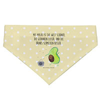 Produktbild von Mr. & Mrs. Panda Hundehalstuch Avocado Tanzen Gelb Größe M