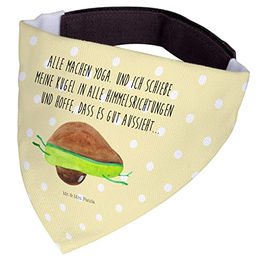 Mr. & Mrs. Panda Hundehalstuch Avocado Yoga Gelb Größe L aus Polyester – Bild 1 von 4