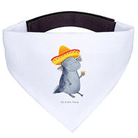 Produktbild von Mr. & Mrs. Panda Hundehalstuch Axolotl Tequila aus Polyester in Weiß Größe L