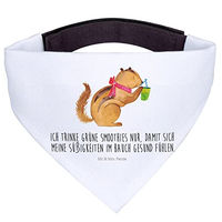 Produktbild von Mr. & Mrs. Panda Hundehalstuch Bandana Eichhörnchen Smoothie aus Polyester Größe L