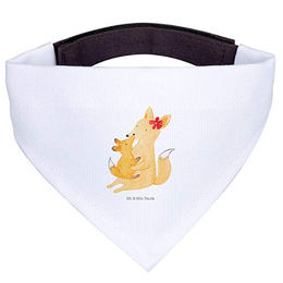 Mr. & Mrs. Panda Hundehalstuch Bandana Fuchs Mama Weiß für kleine Rassen – Bild 1 von 2