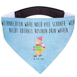 Mr. & Mrs. Panda Hundehalstuch Bandana Fuchs Schlittschuhe Winter Blau Größe L – Bild 1 von 7