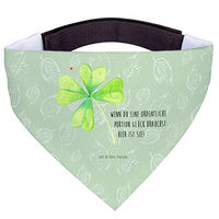 Produktbild von Mr. & Mrs. Panda Hundehalstuch Bandana Kleeblatt Grün aus Polyester Größe L