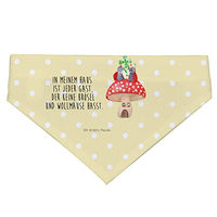 Produktbild von Mr. & Mrs. Panda Hundehalstuch Bandana Marienkäfer und Fliegenpilz aus Polyester in Rot Gelb Bunt
