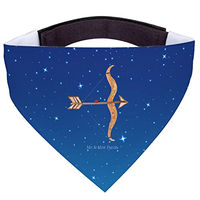 Produktbild von Mr. & Mrs. Panda Hundehalstuch Bandana Sternzeichen Schütze Blau aus Polyester
