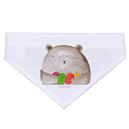 Mr. & Mrs. Panda Hundehalstuch Bär Gefühl Weiß Größe M – Bild 1 von 2