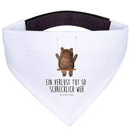 Mr. & Mrs. Panda Hundehalstuch Bär Schaukel Weiß Polyester Größe L – Bild 1 von 3