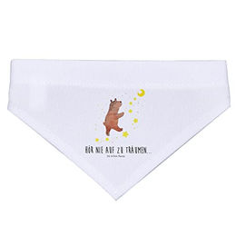 Mr. & Mrs. Panda Hundehalstuch Bär Träume Weiß Größe S – Bild 1 von 3