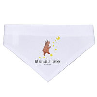 Produktbild von Mr. & Mrs. Panda Hundehalstuch Bär Träume Weiß Größe S