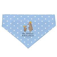 Produktbild von Mr. & Mrs. Panda Hundehalstuch Bären mit Hut Blau Größe S