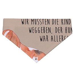 Mr. & Mrs. Panda Hundehalstuch Basset Hound Braun Beige aus Polyester – Bild 1 von 3